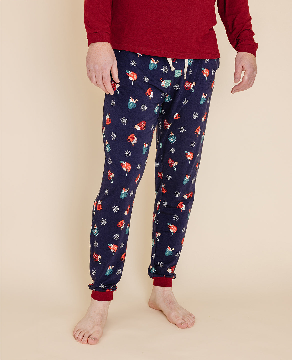 Holiday Adult Unisex Pajama Set in Cozy Cocoa - Wear Lark