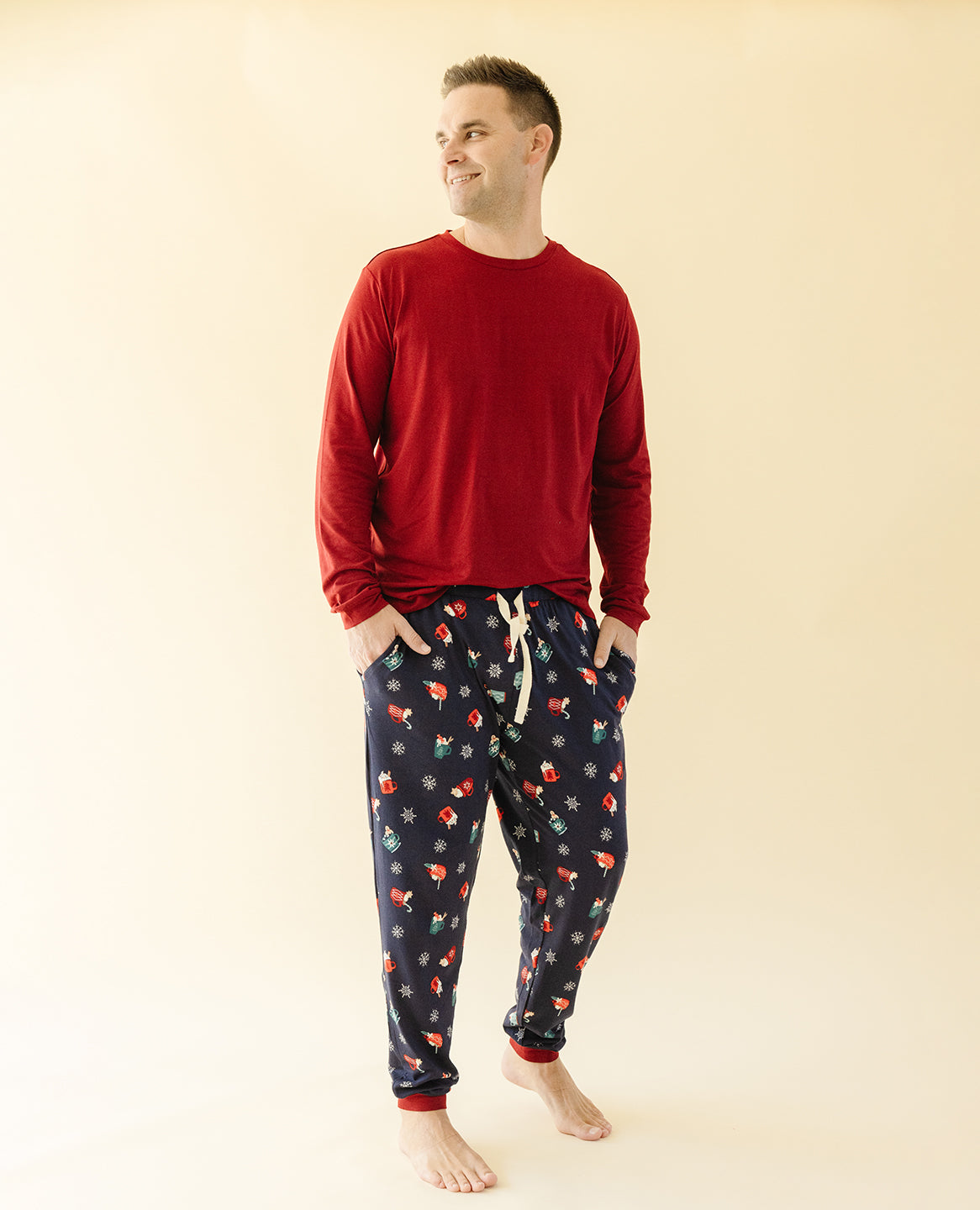 holiday-adult-unisex-pajama-set-in-cozy-cocoa 2