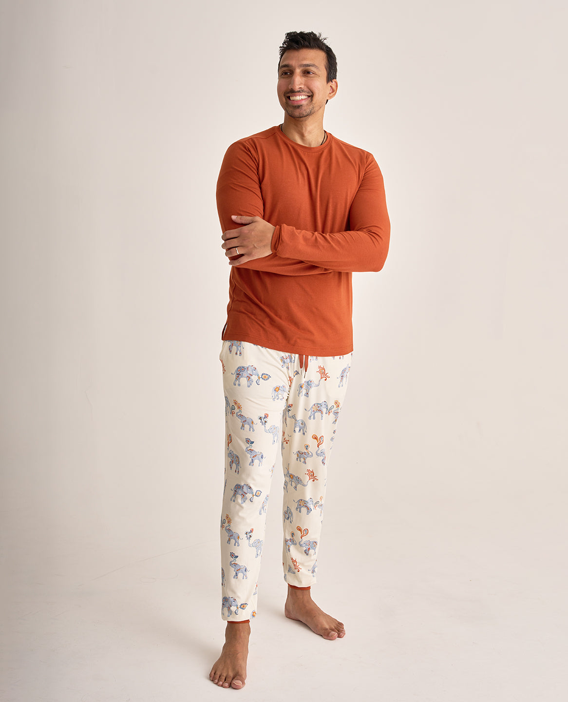 Diwali Adult Unisex Pajama Set in Royal March Masala - Wear Lark