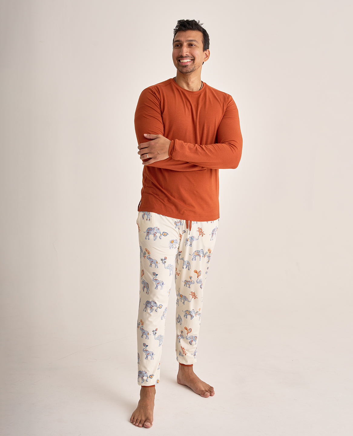 diwali-adult-unisex-pajamas-in-royal-march-masala 2