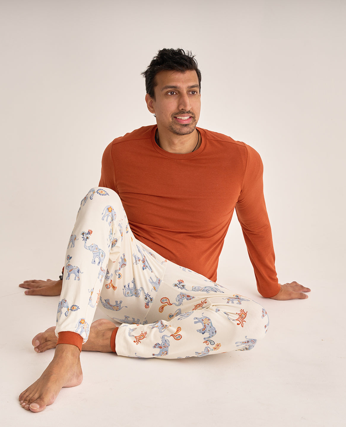 Diwali Adult Unisex Pajama Set in Royal March Masala - Wear Lark