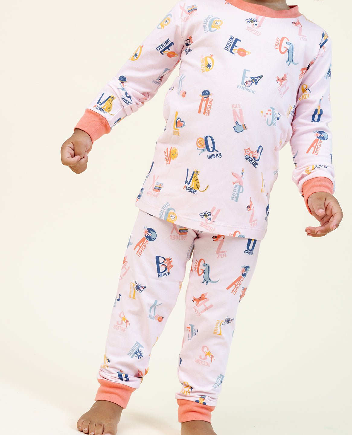 ultimate-pajama-set-in-good-vibes-abc-pink 4