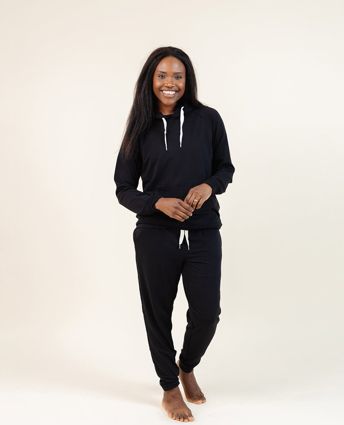 women-s-coziest-hoodie-in-ink 3