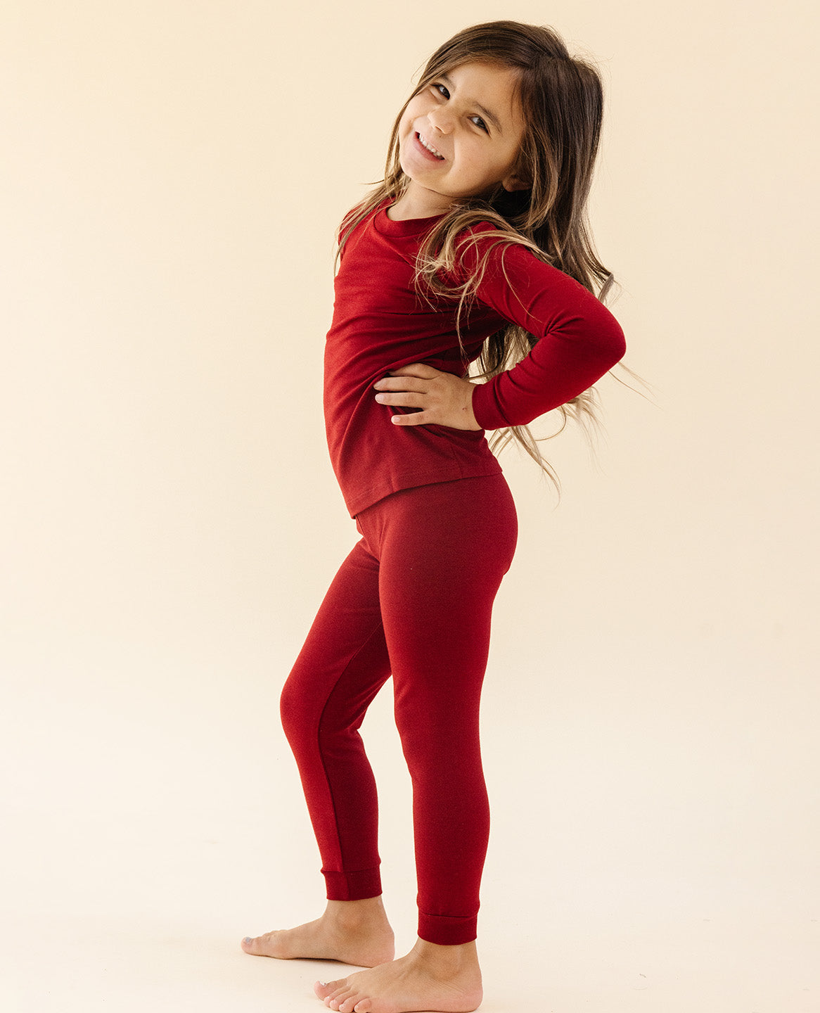 Ultimate Pajama Set in Crimson - Wear Lark