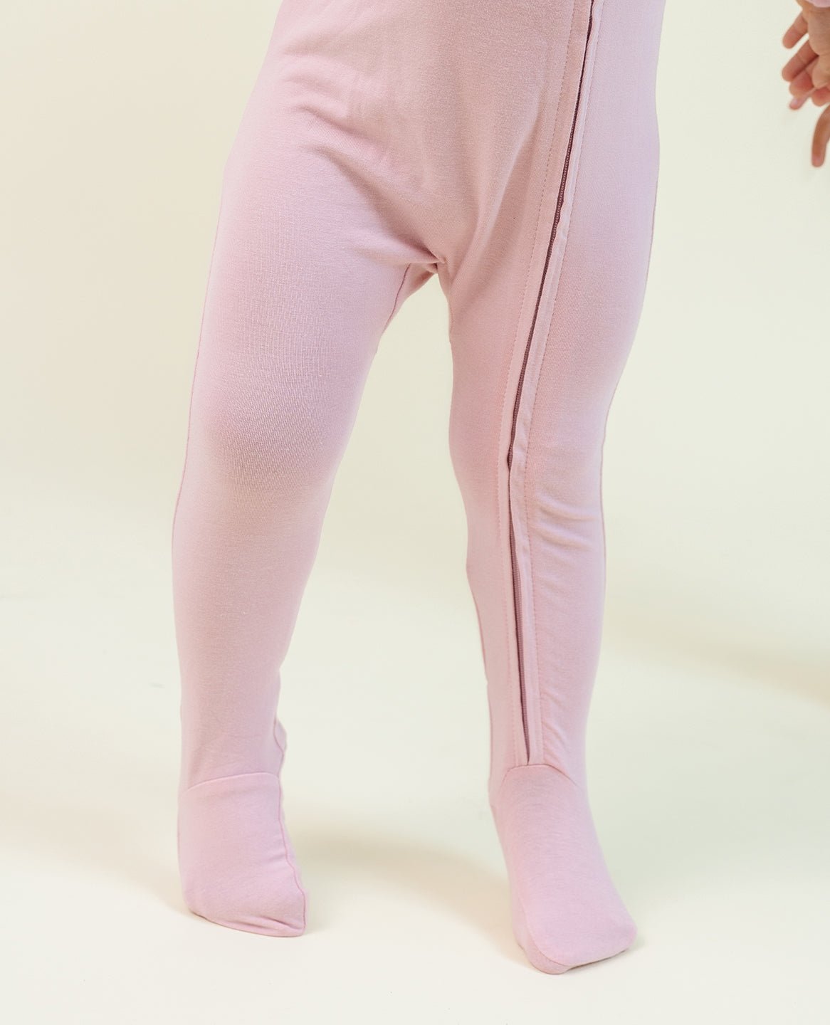 Ultimate Zip Footie in Flamingo - Wear Lark